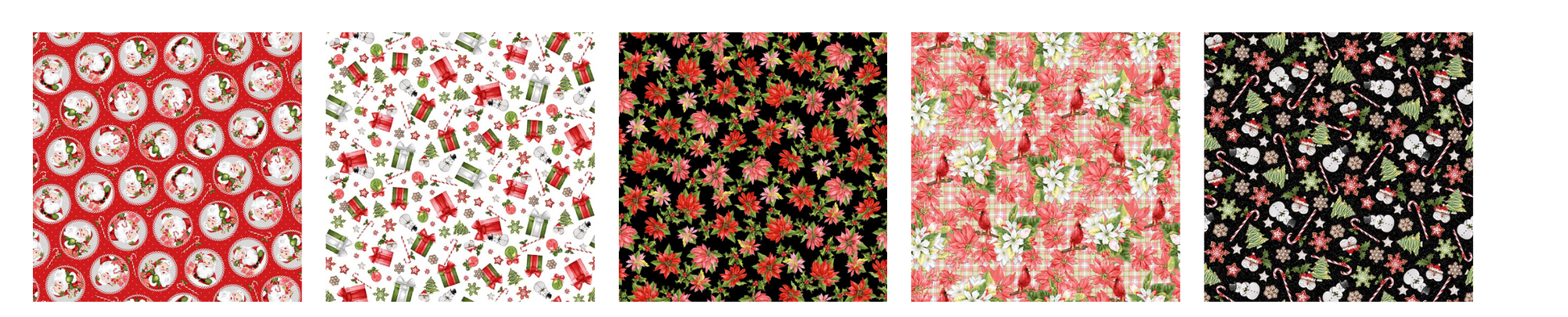 Studioe Fabrics Christmas Candy Cane Lane By Kathleen Francour Fat Quarter Bundle 10 Pieces