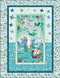 Pre Order Ships April 2025 RIley Blake Forever Neverland Panel Quilt Kit