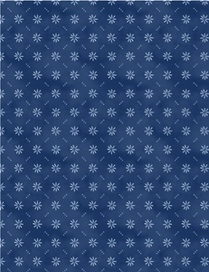 Pre Order Ships In November Wilmington Prints Ditsy Floral Grid Dark Blue By The 1/2 Yard