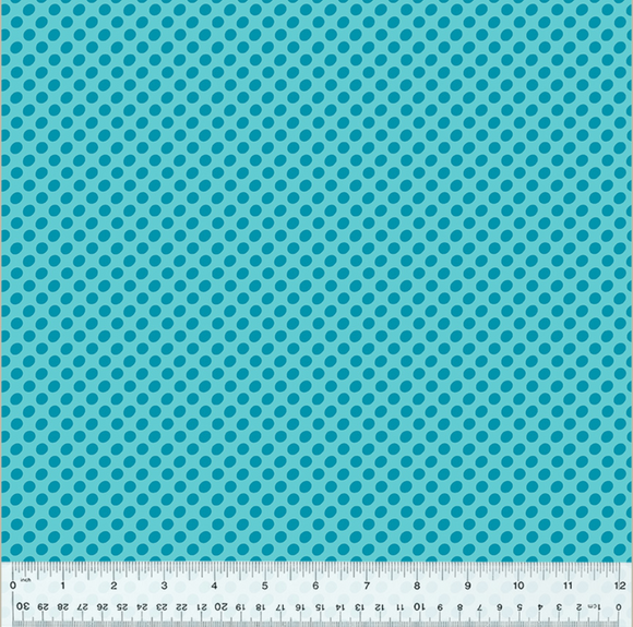 Windham Fabrics Dot to Dot by Heather Givans By The 1/2 Yard Island Breeze