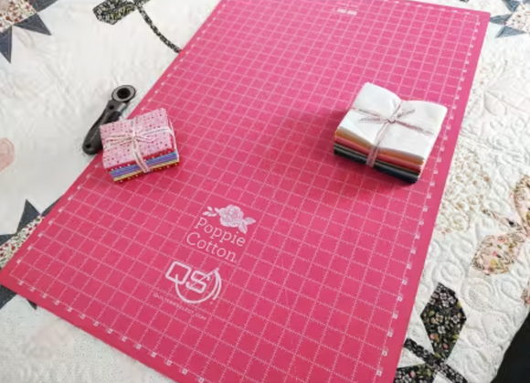 Quilter's Select Pink Poppie Cotton Mat 22in x 34in