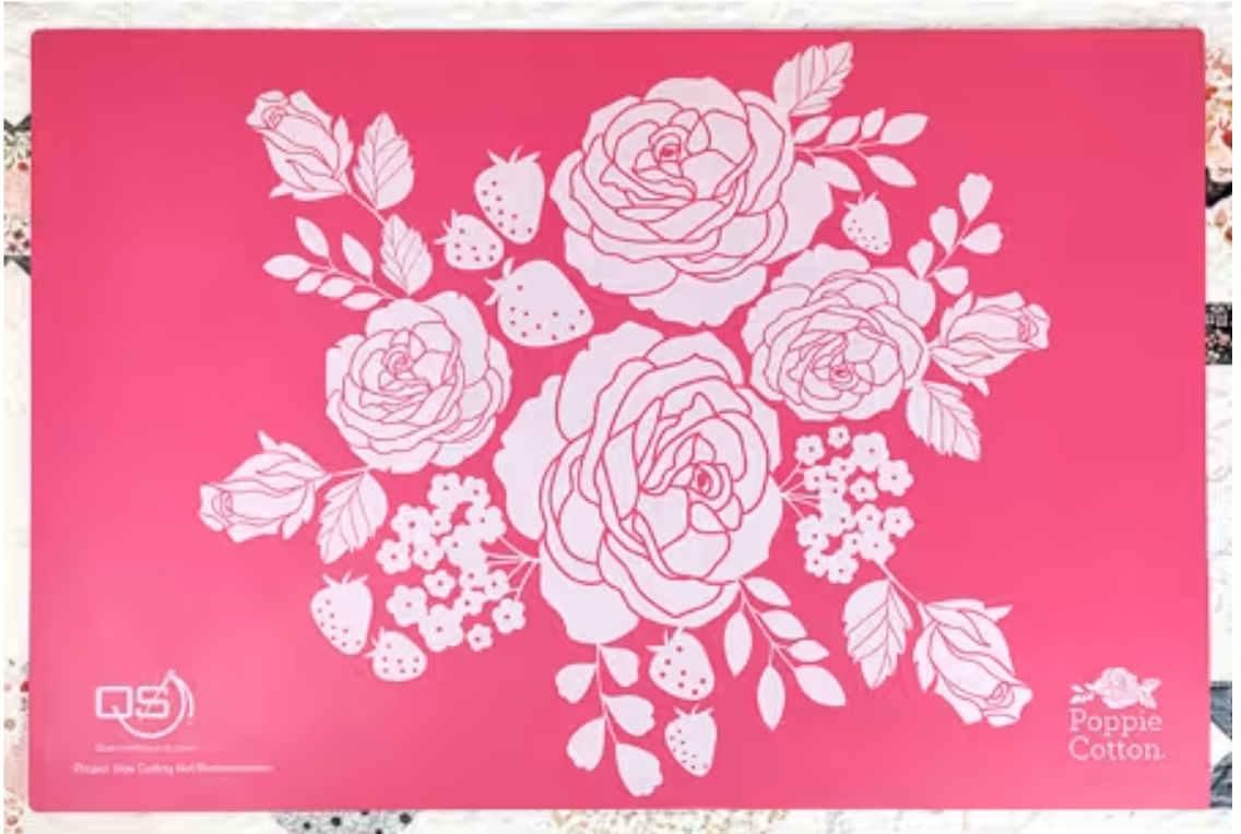 Quilter's Select Pink Poppie Cotton Mat 22in x 34in