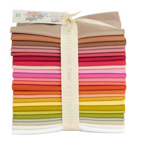 Tilda Solids Fat Quarter Bundle Warm Quilt Fabric Bundle - 25pc