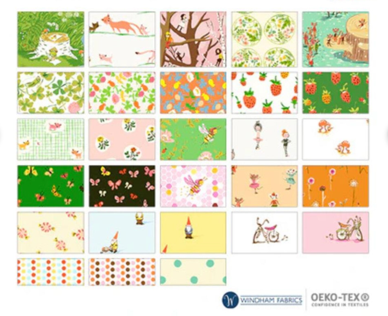 Studio Edit by Heather Ross Quilting Fat Quarter Bundle 28 Prints