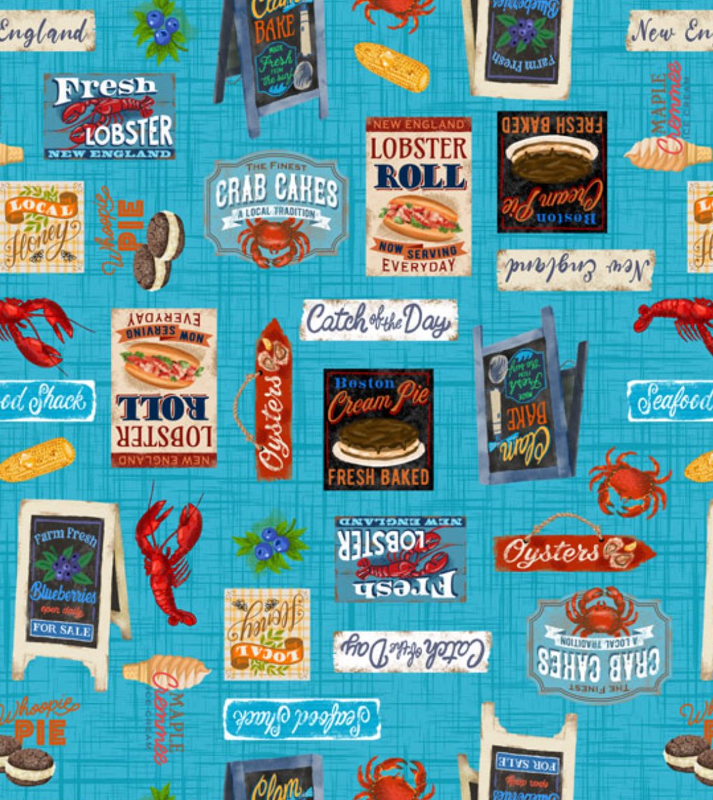 New England Shop Hop Fat Quarter Bundle 19 Pieces