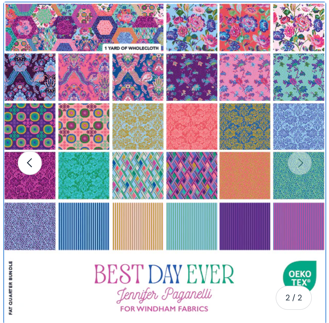 JANUARY PREORDER -- Jennifer Paganelli Best Day Ever Fat Quarter Bundle 27 Prints