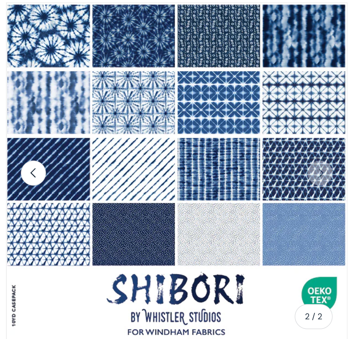DECEMBER PREORDER -- Shibori Fat Quarter Bundle 16 Prints