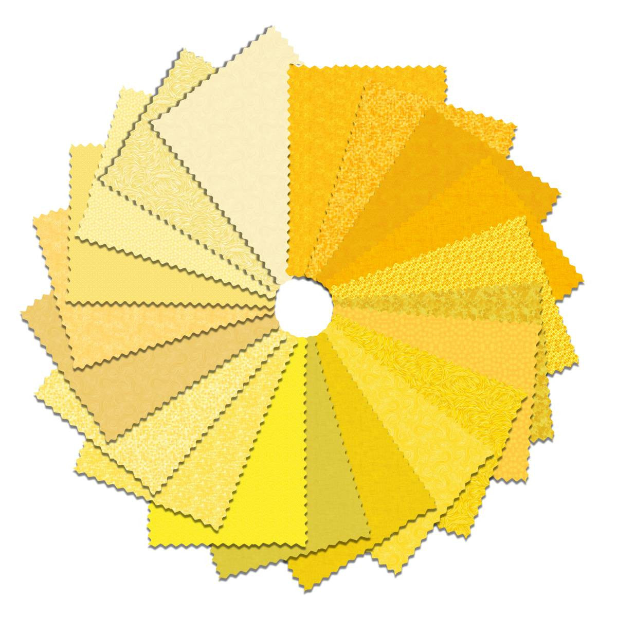 5"  Charm Pack 42 Squares Sunny Side Up