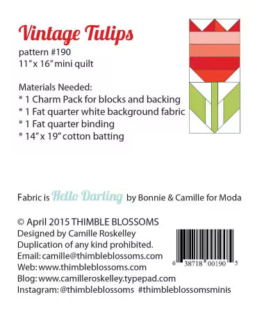 Vintage Tulips Pattern