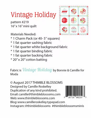 Mini Vintage Holiday Pattern