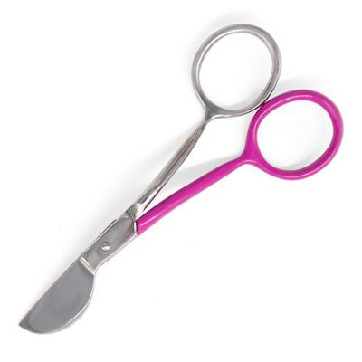 DECEMBER PREORDER -- Tula Pink Cosmic Raspberry 4 In Mini Duckbill Scissors