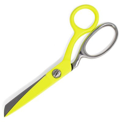 DECEMBER PREORDER -- Tula Pink Acid Yellow 6 Inch Bent Trimmer Scissors