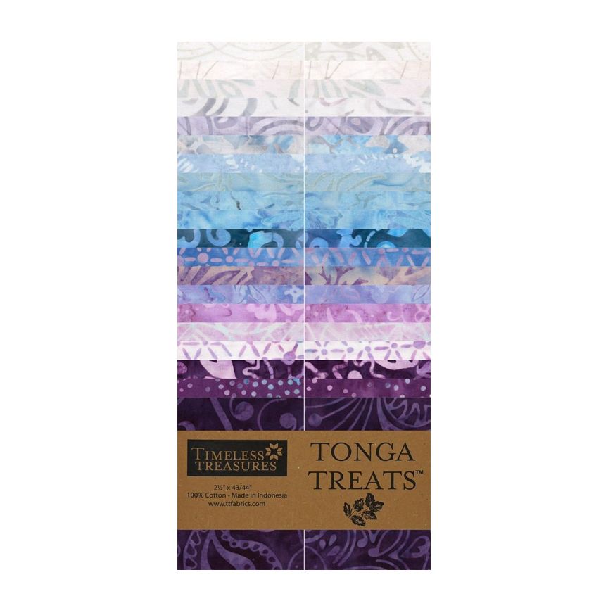 NOVEMBER PREORDER -- Tonga Cosmic Batik Batik 40pcs 2.5in Strips Jelly Roll