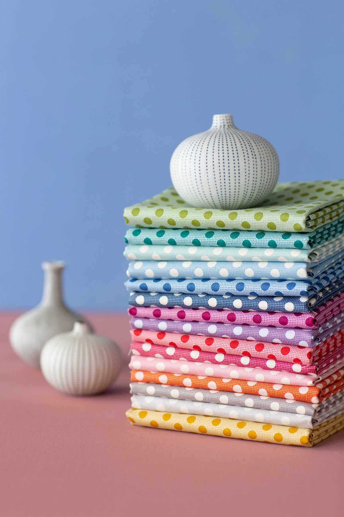 Medium Dots Fat Quarter Bundle 12 Prints