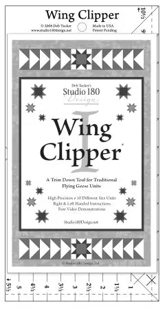 Wing Clipper Ruler Flying Geese