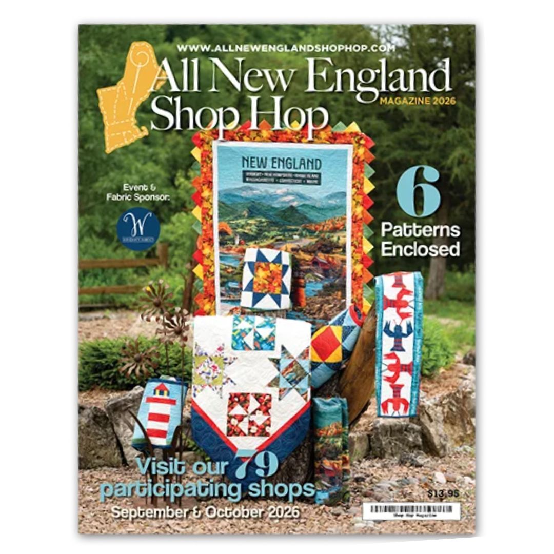 SEPTEMBER PREORDER -- New England 2026 Shop Hop Magazine & Passport