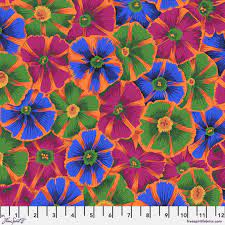 Free Spirit Kaffe Fassett 2024 Collective By The 1/2 Yard Pinwheels Autumn