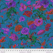 Free Spirit Kaffe Fassett Collective By The Yard Meadow Teal
