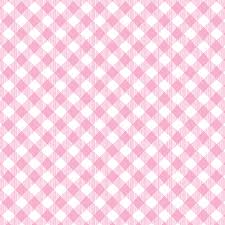 Benartex  By The 1/2 Yard 100% Cotton Gingham Plaid Enjoy The Ride Pink