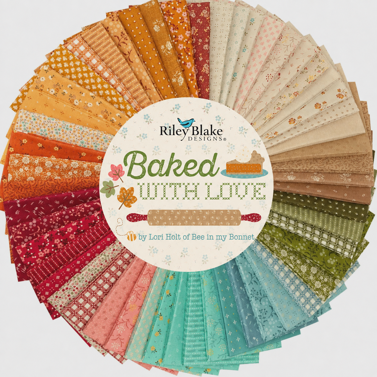 Lori Holt Baked WIth Love Fat Quarter Bundle 53 Fabrics