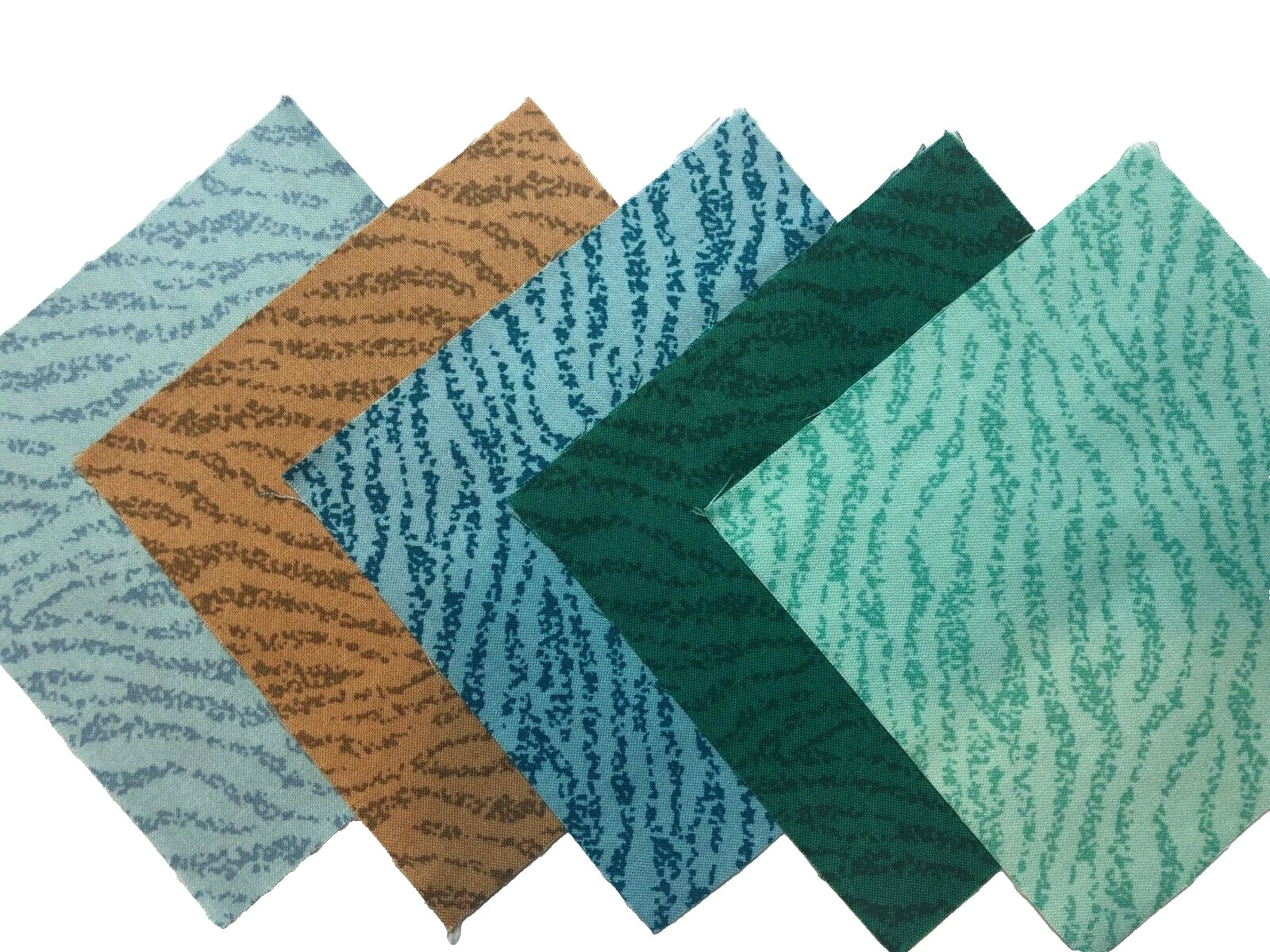 32  5" Turquoise & Brown