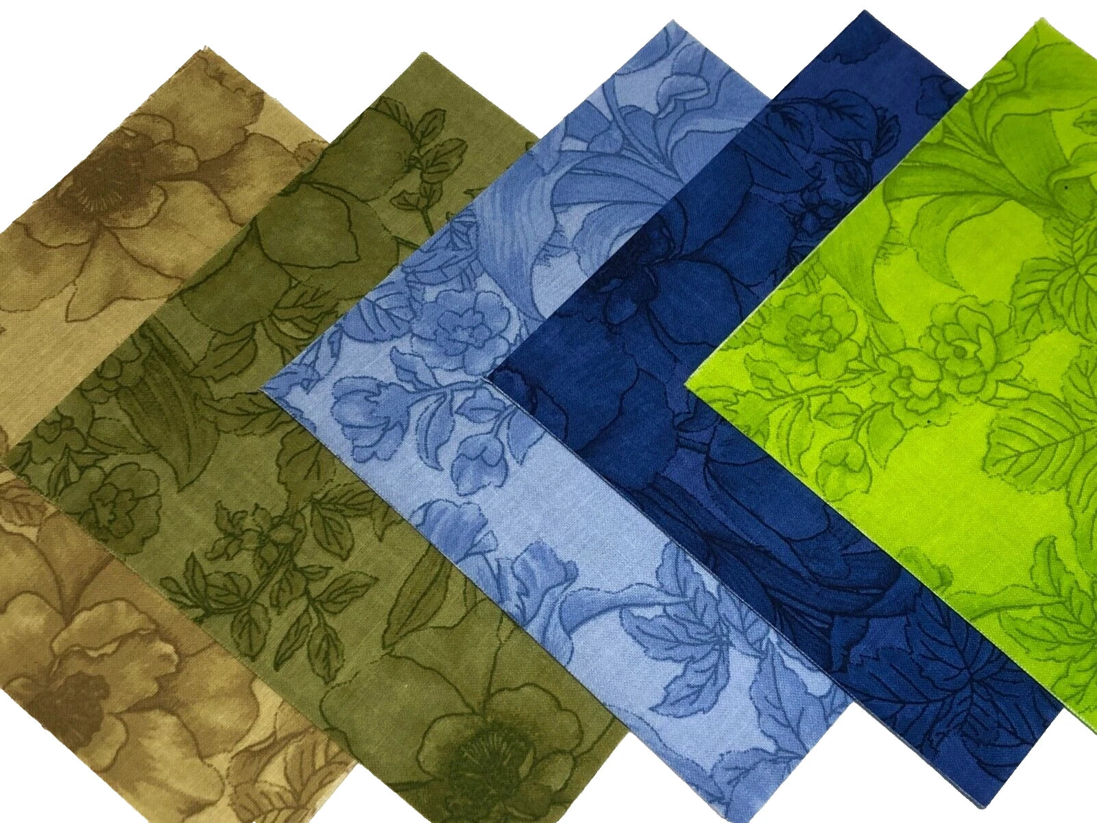 32 5" Tonal Floral Set