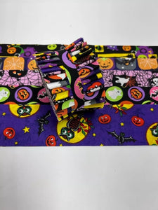 20 Strips 2.5" Jelly Rolls Fabric Squares Pre Cut Quilting Halloween