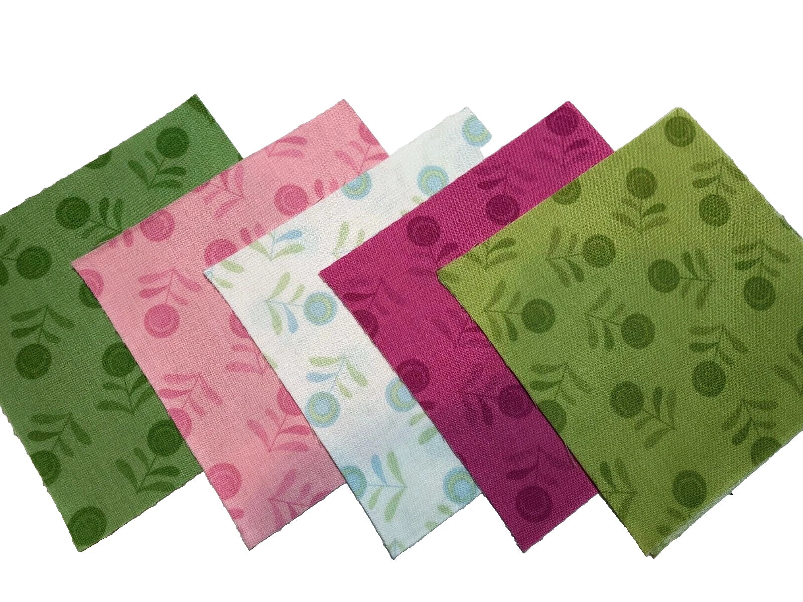 40 5" Pink Green Flora