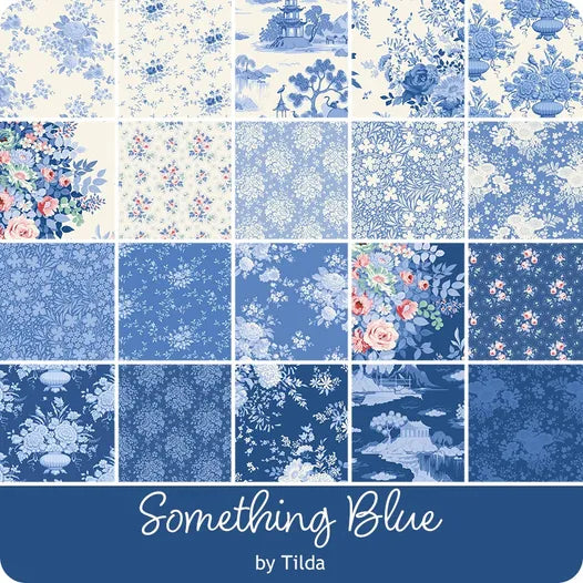 Pre Order Ships in June Something Blue Fat Quarter Bundle 20 Prints