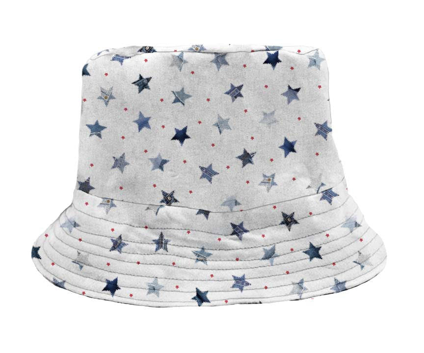 Pre Order Ships In September Patriotic || STARS & Stripes Panel Bucket Hat