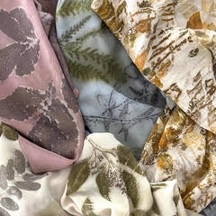 11/09/2026 Botanical Prints Silk Scarf Class 10-1 By Katya