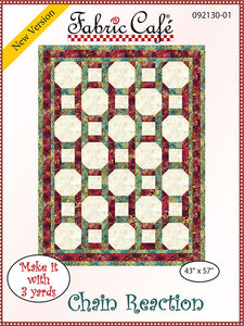 Fabric Cafe Quilt Pattern Corner Play Make it with 3 yards! 43x57" FREE SHIPPING