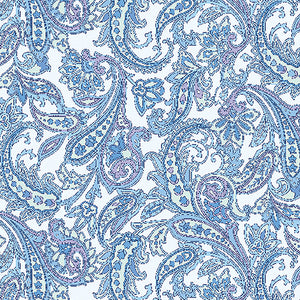 Sleepover by Pat Sloan Fabric by the 1/2 yd  - Cozy Slippers Blue