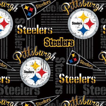 NFL Football Pittsburgh Steelers Cotton Print 60