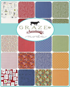 Moda 42 5" Charm Pack Squares Graze Sweetwater