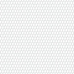 Blank Quilting Co. By The 1/2 Yard, White Chicken Wire