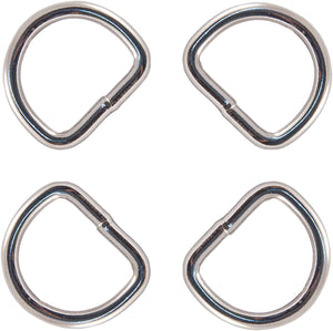 3/4" Inch D-Rings SET OF 4 Perfect For ByAnnie Patterns
