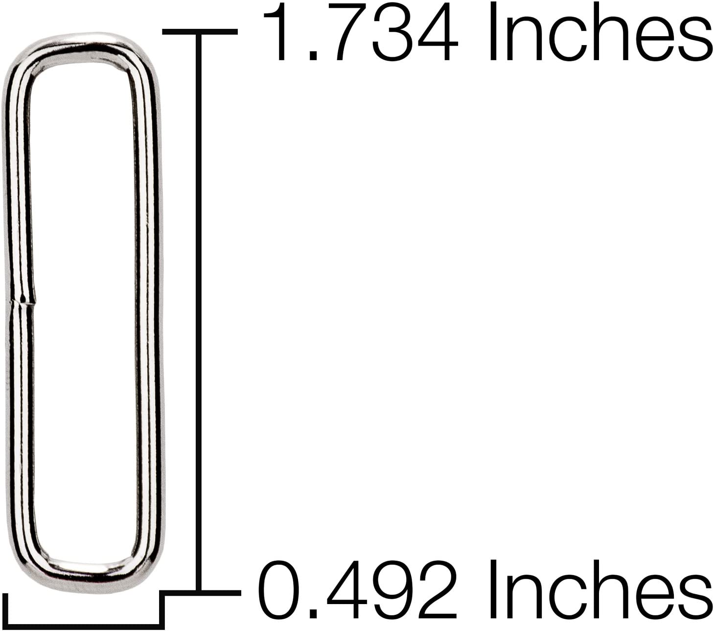 1½" RECTANGLE Rings SET OF 4 Perfect For ByAnnie Patterns