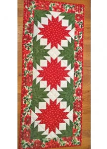 Cut Loose Press Pineapple Pinwheels Table Runner  Pattern 17x40"