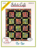Fabric Cafe Quilt Pattern Tic Tac Make it with 3 yards! 46"x58" FREE SHIPPING