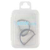 D Ring Flat 1in Nickel Set of Two ByAnnie