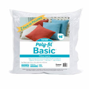 2 Pack Poly-fil 16 " Pillows