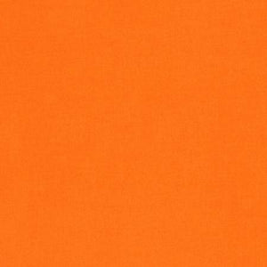 Kona Orange #1265  Quilting 100% Cotton Solid Fabric By The 1/2 Yard