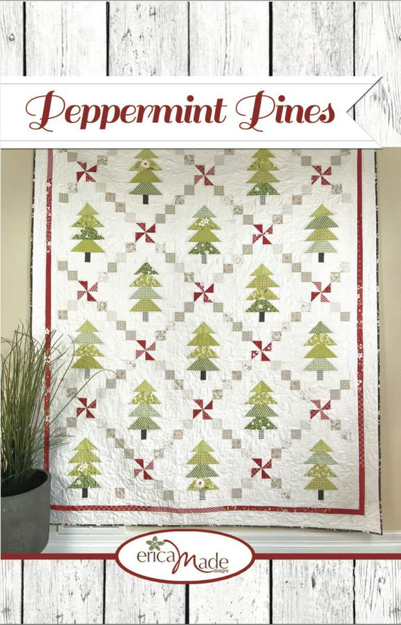 Riley Blake Erica Made Peppermint Pines Quilt Pattern
