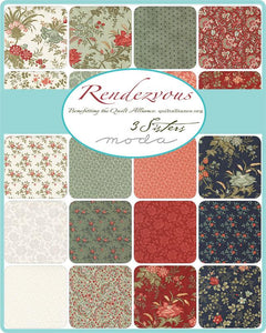 42 5" Moda Charm Pack Squares Rendezvous By 3 Sisters