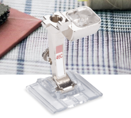 BERNINA Pintuck and Decorative Stitch Foot with Clear Sole #46C