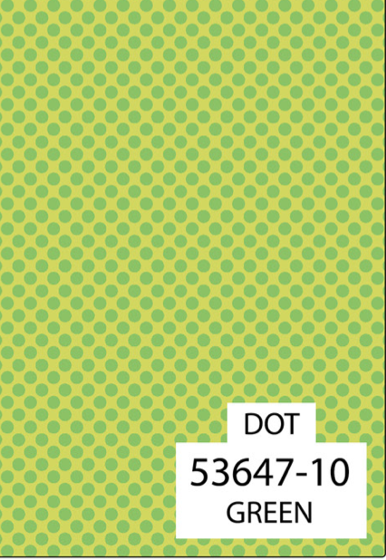 Quilting Fabric Denyse Schmidt Bonny By The 1/2 Yard Green Dot