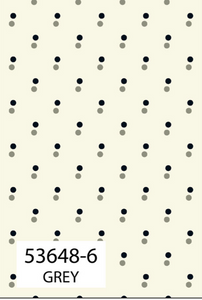 Quilting Fabric Denyse Schmidt Bonny By The 1/2 Yard Gray Dots