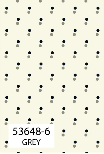 Quilting Fabric Denyse Schmidt Bonny By The 1/2 Yard Gray Dots