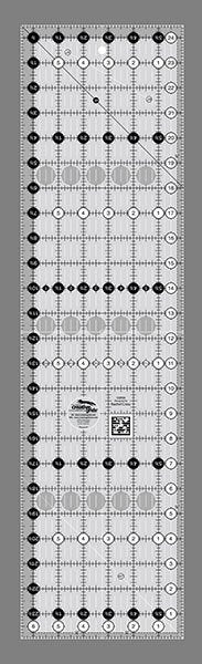 Creative Grids Quilt Ruler Rectangle 6-1/2in x 24-1/2in CGR18